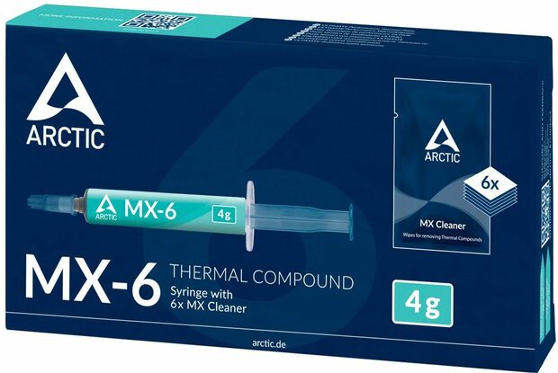 Thermal Compound MX-6 (4 gram + cleaner)