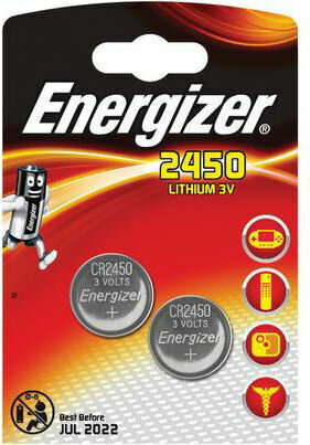 CR2450 (lithium, 3 Volt, 2-pack)