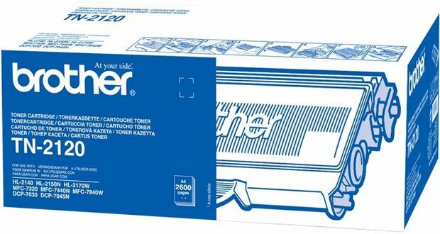 TN-2120 toner zwart (2600 afdrukken)