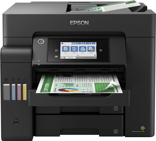 EcoTank ET-5800 Multifunction printer (A4, 32 ppm, USB 2.0, LAN, Wi-Fi, zwart)