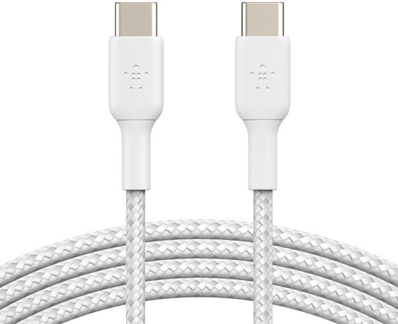 Boost Charge : USB-C kabel M/M (USB 2.0, 2 m, wit)