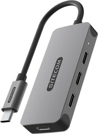 USB-C naar 4 x USB-C Hub