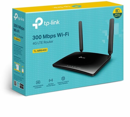 TL-MR6400 Wireless router (WWAN, 4-poort switch, 802.11b/g/n)