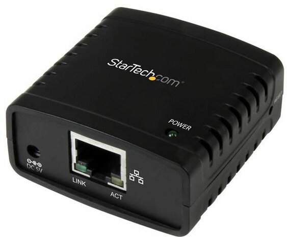 10/100 Mbps Ethernet naar USB 2.0 Network LPR Print Server (USB Print Server met 10Base-T/100Base-TX Auto-sensing, Supports LPR network printing &amp; Bonjour Services)