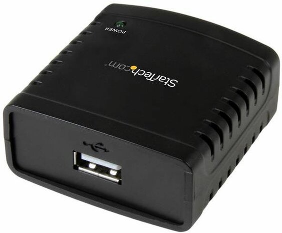 10/100 Mbps Ethernet naar USB 2.0 Network LPR Print Server (USB Print Server met 10Base-T/100Base-TX Auto-sensing, Supports LPR network printing &amp; Bonjour Services)