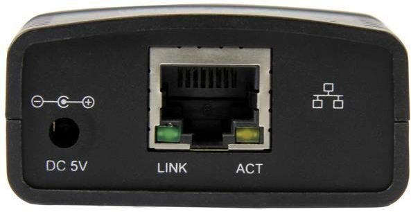 10/100 Mbps Ethernet naar USB 2.0 Network LPR Print Server (USB Print Server met 10Base-T/100Base-TX Auto-sensing, Supports LPR network printing &amp; Bonjour Services)