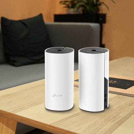 DECO M4 Wi-Fi system (2 routers, mesh, GBLAN, 802.11a/b/g/n/ac, dual band)