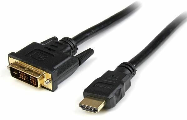 HDMI naar DVI-D kabel M/M (1 meter, zwart)