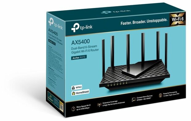 Archer AX73 WiFi 6 Router (dual band)