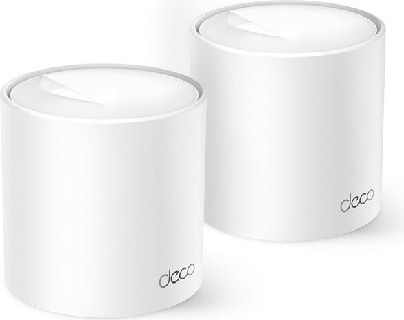 Deco X10 V1 Wi-Fi system (2 routers, mesh, GigE, Wi-Fi 6, dual band)