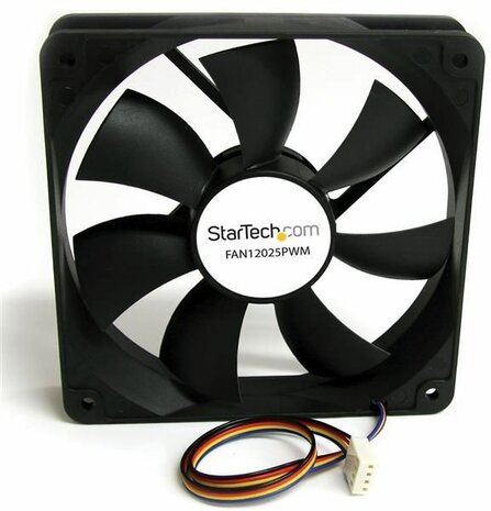 Computer Case Fan met PWM Pulse Width Modulation Connector (120 x 25 mm)