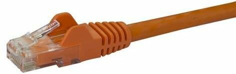 Cat6 Patchkabel (snagless RJ45 connectors, oranje, 10 meter)