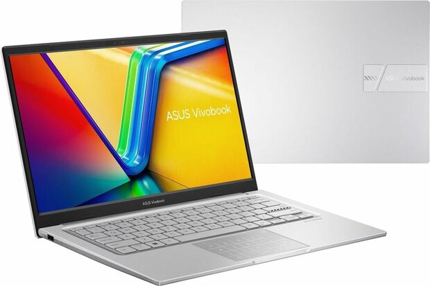 VivoBook 14 X1404ZA-NK382W-BE (14&quot; Full HD, Intel Core i5-1235U, 16 GB, 512 GB PCIe NVMe SSD, Intel Iris X Graphics, Windows 11, zilver, Azerty)