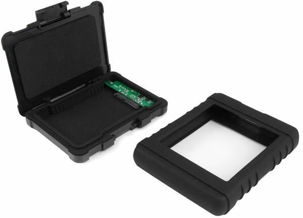 Rugged Hard Drive Enclosure (USB 3.0, 2,5&quot; SATA 6 Gbps, UASP, Military MIL-STD-810G Rated, IP54)