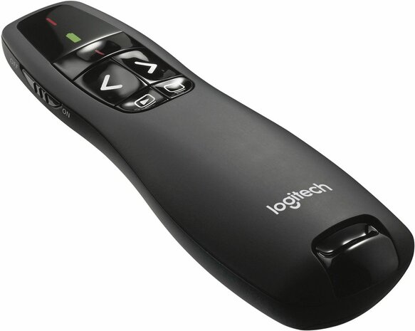 Wireless Presenter R400 (laserpointer, 15 meter bereik, zwart)