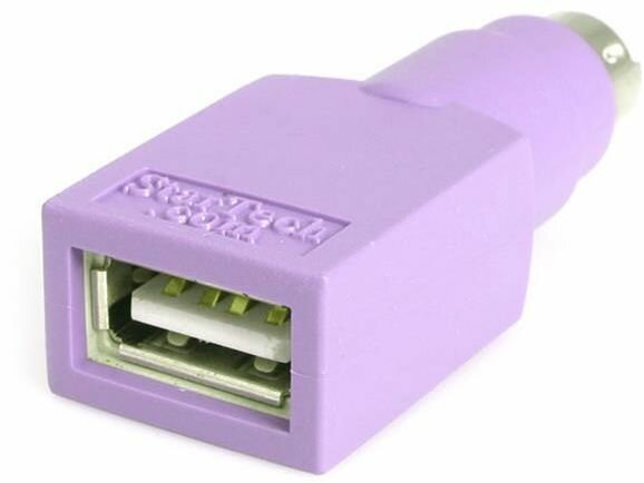 USB naar PS/2 Keyboard Adapter (purper)