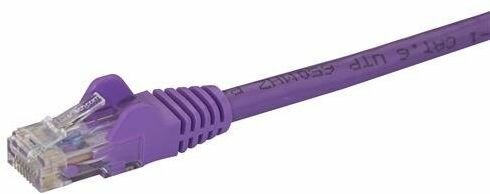 N6PATC50CMPL Cat6 Snagless Ethernet patchkabel (0,5 m, purper, RJ-45 M/M)