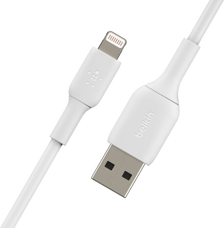 Boost Charge Lightningkabel : Lightning M naar USB M (3 meter, wit)