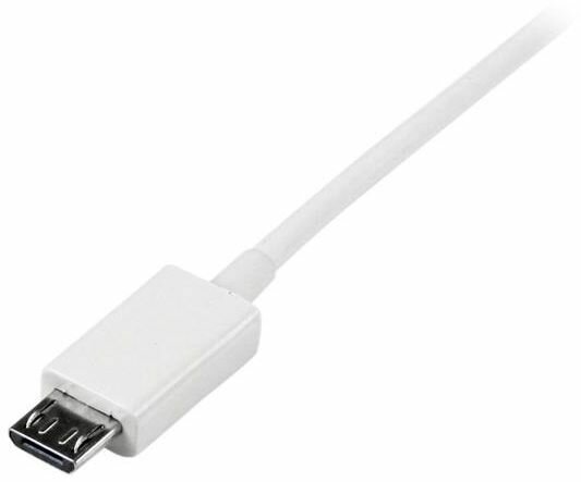 Micro USB-kabel : A naar micro B (2 meter, wit)