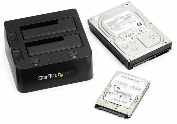 Universal hard drive docking station (SATA &amp; IDE dock, 2,5&quot; &amp; 3,5&quot;)