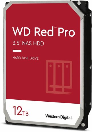 12.000 GB WD121KFBX WD Red Pro NAS Hard Drive (3,5&quot;, SATA 6 Gb/s, 7200 rpm)