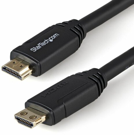 HDMM3MLP HDMI 2.0 kabel (met gripping connectors, 4K 60 Hz, Premium Certified High Speed, Ethernet, HDR10, 18 Gbps, M/M, zwart, 3 m)