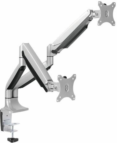 BP0043 Desk mount dual (13&quot; - 27&quot;, aluminium)