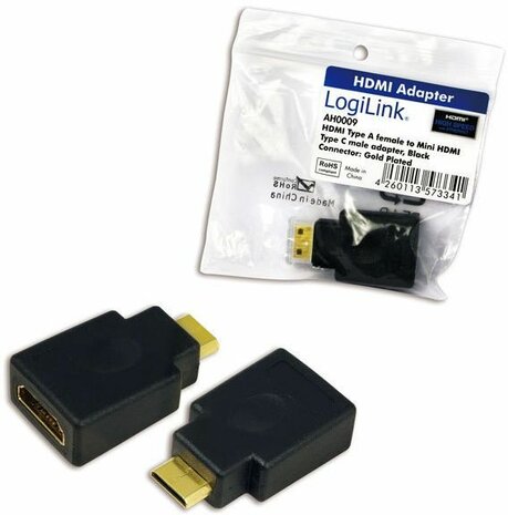 Adapter HDMI F naar mini HDMI M