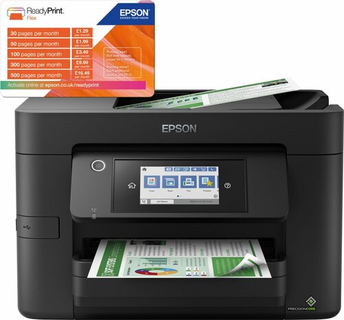 WorkForce Pro WF-4820DWF Multifunction printer (A4, 25 ppm, USB 2.0, LAN, Wi-Fi, USB host)