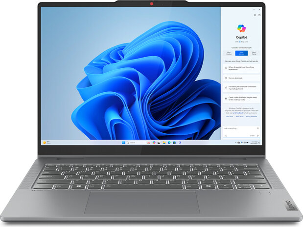 IdeaPad 5 (14&quot; WUXGA, Intel Core i7-13620H, 16 GB RAM, 512 GB PCIe NVMe SSD, Windows 11 Home, grijs)