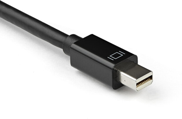 MDP2VGAHD20 Mini DisplayPort naar HDMI &amp; VGA Adapter (4K, 60 Hz, 4K support, zwart)