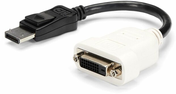 DisplayPort naar DVI converter (zwart)