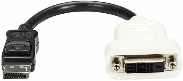 DisplayPort naar DVI converter (zwart)