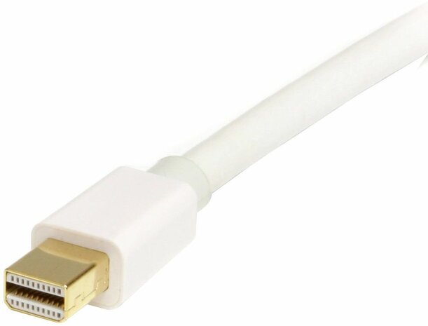 Mini DisplayPort naar DisplayPort kabel M/M (2 meter, wit)