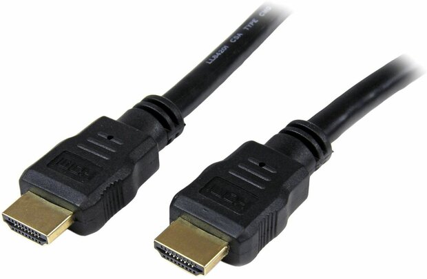 High Speed HDMI-kabel M/M (0,5 meter, zwart)