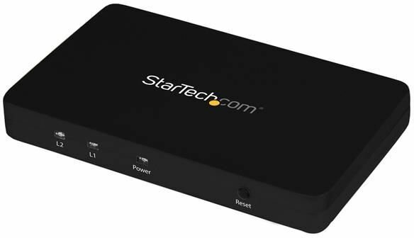 4K HDMI 2-poort audio/video splitter