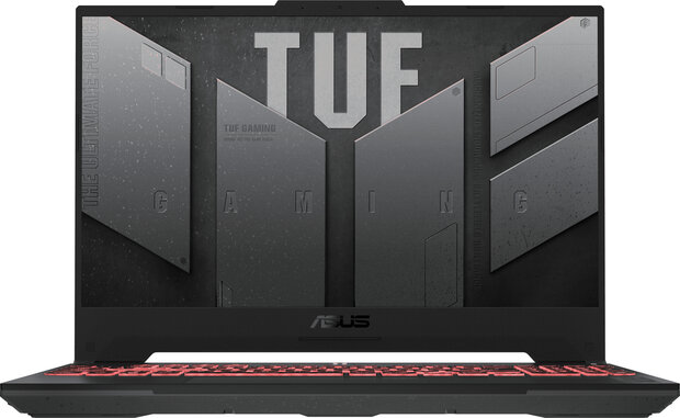 TUF Gaming A15 FA507UV-LP009W (AMD Ryzen 9-8945H, 15,6&quot; Full HD, 16 GB DDR5, 512 GB SSD, GeForce RTX 4060, Wi-Fi 6 802.11ax, Windows 11 Home, grijs, Azerty)