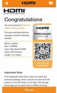 Premium HDMI 2.0 kabel (5 m)