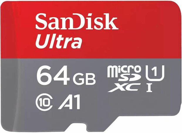 Ultra Flash memory card 64 GB (A1, UHS Class 1, Class 10, microSDXC UHS-I)