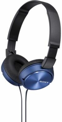 MDR ZX310 Headphones (full size, blauw)