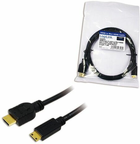 HDMI 1.4 naar mini HDMI (1,5 m)