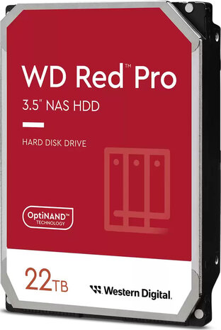 22.000 GB WD Red Pro NAS Hard Drive WD221KFGX (3,5&quot;, SATA 6 Gb/s, 7200 rpm, 512 MB cache)