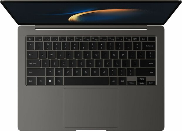 Galaxy Book 3 Pro NP940XFG-KC1BE (14&quot; WQXGA+ AMOLED, Intel Core i7-1360P, 16 GB, 512 GB PCIe NVMe SSD, Intel Iris Xe, Windows 11 Home, grafiet, Azerty)