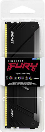 KF432C16BB2A/16 FURY Beast DDR4 16 GB, 3200 MHz