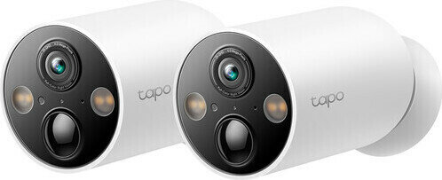 Tapo C425 V1.6 Network surveillance camera (outdoor, indoor, dustproof / weatherproof, dag/nacht kleur, 4 Mpix 2560 x 1440, audio, Wi-Fi, 2-pack)