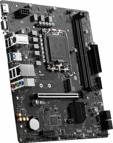 Socket 1700 : PRO H610M-E (DDR4, M.2, SATA III, Gigabit Ethernet, micro ATX)