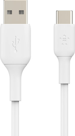 Boost Charge USB-kabel : USB M naar USB-C M (1 m, wit)