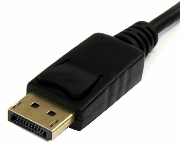 Mini DisplayPort naar DisplayPort kabel M/M (2 meter, zwart)