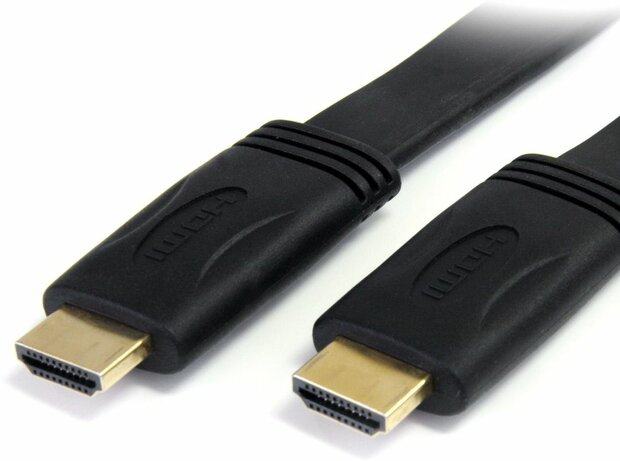 Flat High Speed HDMI-kabel M/M met Ethernet (1,8 meter)