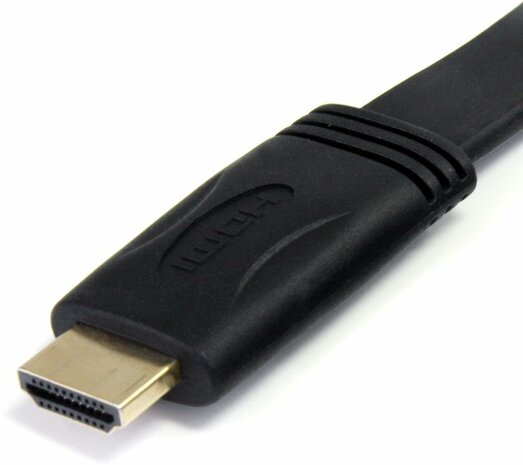 Flat High Speed HDMI-kabel M/M met Ethernet (1,8 meter)